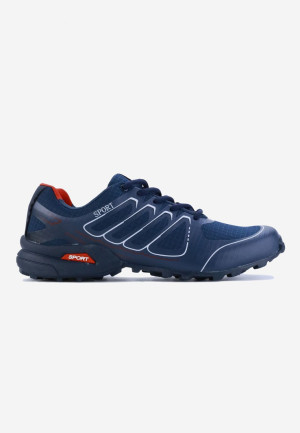 Buty sportowe granatowo czerwone 2 Nicolas