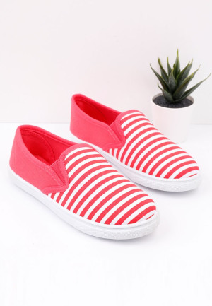 Tenisówki czerwone 4 Modest