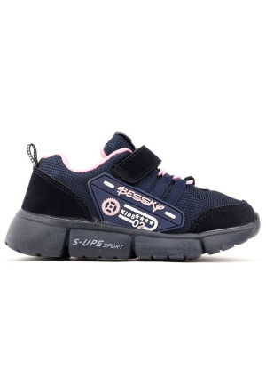 Buty sportowe granatowo różowe 3 Jaime