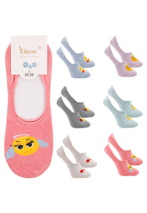 6xstopki damskie śmieszne skarpetki Ximen