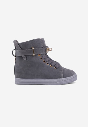 Sneakersy ciemno szare 7 Narcisse