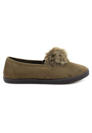 Slip on tenisówki zielone 7 Johanne