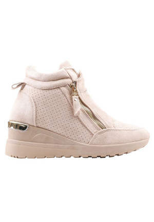 Sneakersy botki beżowe 2 Sadhika