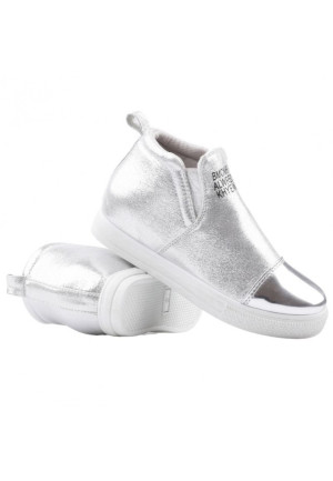 Sneakersy dziewczęce srebrne 3 Ritaa