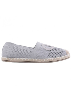 Espadryle damskie szare 1 Proniope