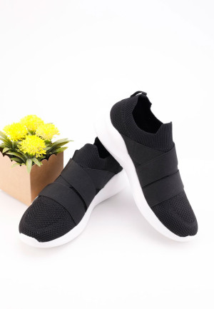 Buty sportowe czarne z białym 3  Éloi