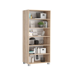 Regał podwójny - Dąb sonoma - YRKE