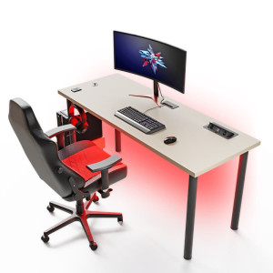 Biurko gamingowe - Cappuccino - YRKE