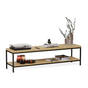 Stolik rtv loft - Dąb kamienny - YRKE