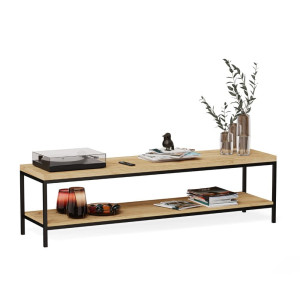 Stolik rtv loft - Dąb złoty - YRKE