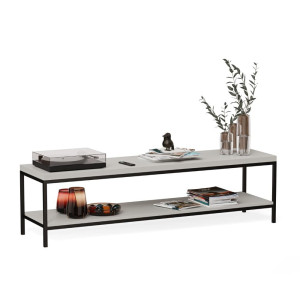 Stolik rtv loft - Szary - YRKE