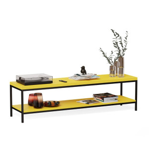 Stolik rtv loft - Żółty - YRKE