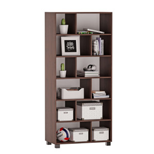 Regał z półkami Marek - Wenge - YRKE