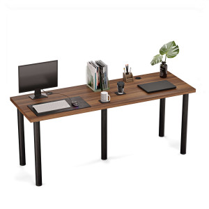 Biurko podwójne Iron Duo - Orzech - YRKE