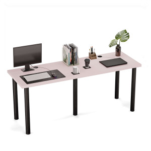 Biurko podwójne Iron Duo - Różowe - YRKE