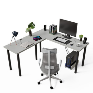 Biurko narożne - Szare - YRKE