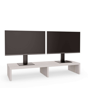 Podwójna podstawka pod monitor - Sosna - YRKE