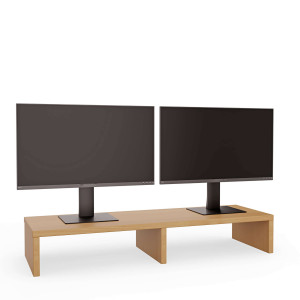 Podwójna podstawka pod monitor - Buk - YRKE