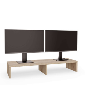 Podwójna podstawka pod monitor - Dąb sonoma - YRKE