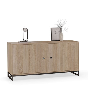 Komoda metalowa dąb sonoma - kolekcja Metalove - YRKE
