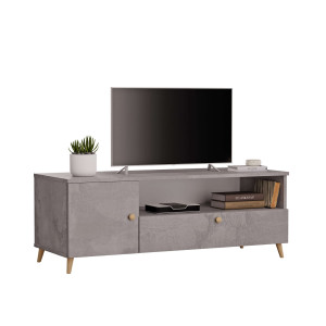 Szafka RTV beton - Kolekcja Scandi - YRKE