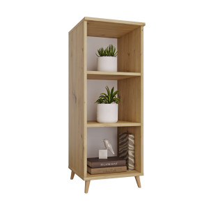 Regał skandynawski potrójny dąb artisan - Kolekcja Scandi - YRKE