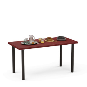 Stół kuchenny - Czerwony - YRKE