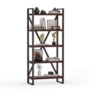 Regał Metalowy Loftowy Industrialny Wenge - YRKE
