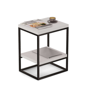 Stolik metalowy - Biały - YRKE