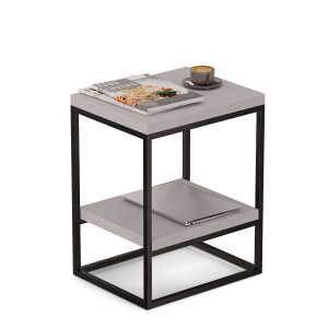 Stolik metalowy - Szary - YRKE