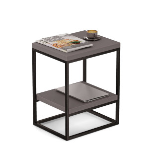 Stolik metalowy - Grafit - YRKE