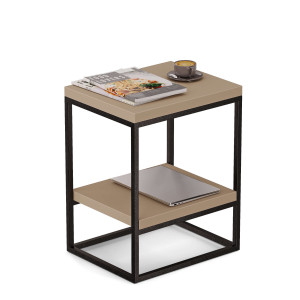 Stolik metalowy - Cappuccino - YRKE