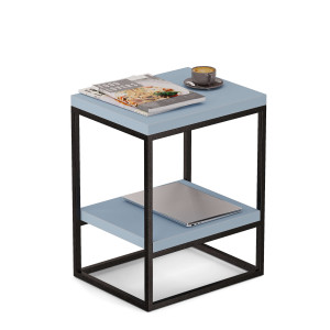 Stolik metalowy - Niebieski - YRKE