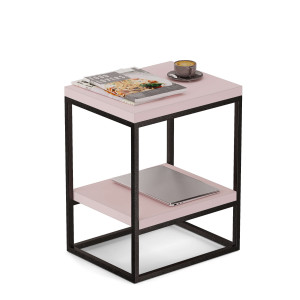 Stolik metalowy - Różowy - YRKE