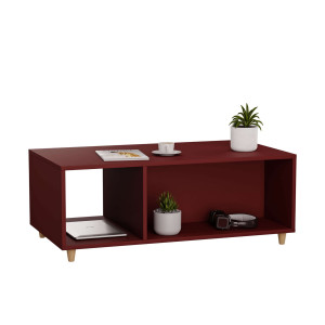 Stolik skandynawski czerwony - Kolekcja Scandi - YRKE