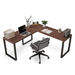 Biurko narożne loft - Wenge - YRKE