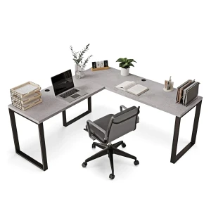 Biurko narożne loft - Beton - YRKE