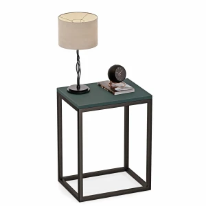 Stolik nocny loftowy Indri - Zielony - YRKE