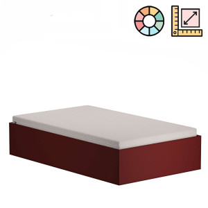 Łóżko zabudowane dwuosobowe Ł02 - YRKE