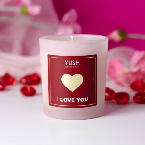 I love you - Świeca Sojowa
