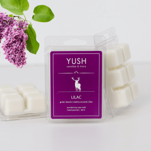 Lilac - Wosk sojowy do kominków 60g
