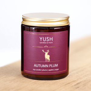 Autumn Plum - Śliwkowa Świeca Sojowa duża