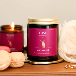 Macarons - Świeca Sojowa duża