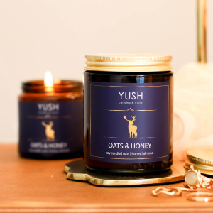 Oats & Honey - Świeca Sojowa duża