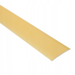 Listwa progowa aluminiowa Stratus 40 mm/ 0,93 m Złota Anodowana Matowa