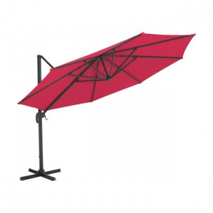 Parasol ogrodowy Kazuar M fuksjowy LED
