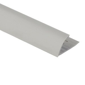Listwa glazurnicza PCV 12,5mm /2,50m zewnętrzna Jasny Szary