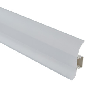 Listwa przypodłogowa z gumką NGF 56 mm 2,5 m Biała