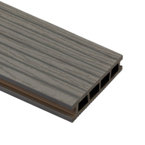 Deska tarasowa kompozytowa BERGDECK Wood Szczotkowana Antracyt 2,4m