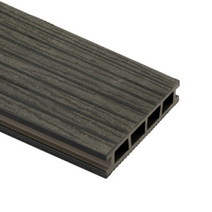 Deska tarasowa kompozytowa BERGDECK Wood Szczotkowana Czarny 2,4m